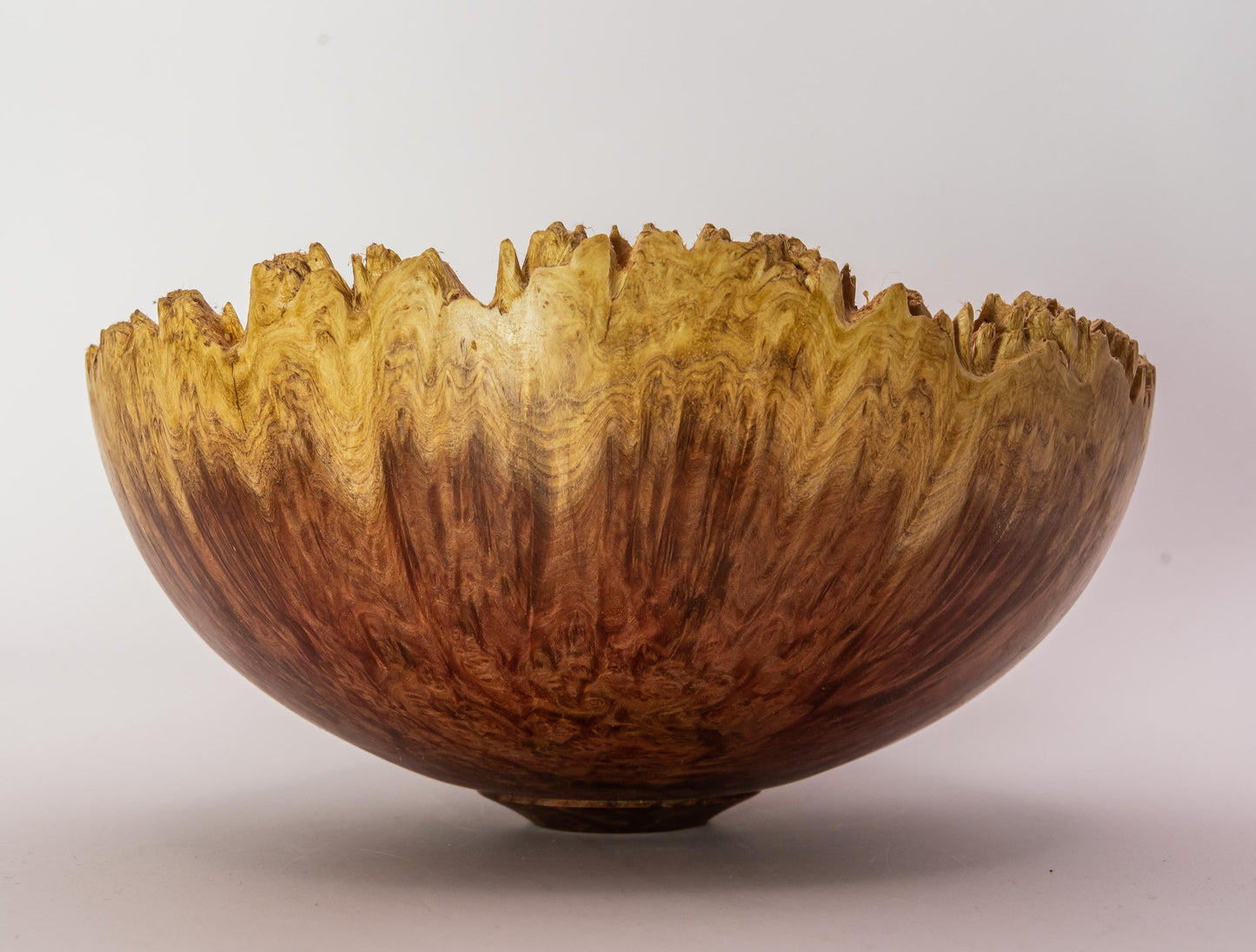 Natural Edge Bowl - Red Mallee Burl